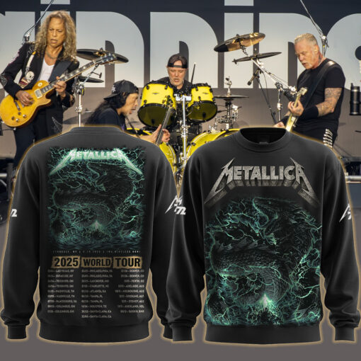 metallica m72 world tour april 19 2025 syracuse new york jma wireless dome electric sea dragon aop sweatshirt 1