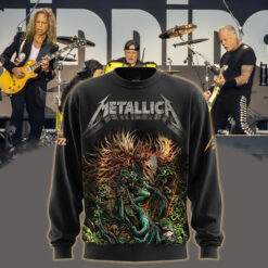 metallica m72 world tour april 24 26 2025 toronto ontario rogers centre skullhorn forest beast artwork aop sweatshirt