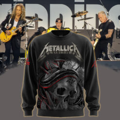 metallica m72 world tour may 1 2025 nashville tennessee nissan stadium venom skull coiled snake artwork aop sweatshirt