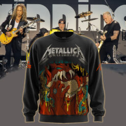 metallica m72 world tour may 23 2025 philadelphia pennsylvania lincoln financial field hot dog demon feast artwork aop sweatshirt