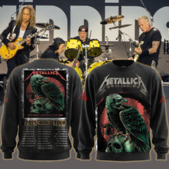 metallica m72 world tour may 23 2025 philadelphia pennsylvania lincoln financial field liberty raven skull artwork aop sweatshirt 1