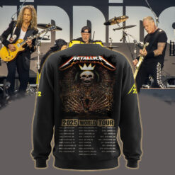 metallica m72 world tour may 31 2025 charlotte nc bank of america stadium crowned skeleton of chaos aop sweatshirt 2