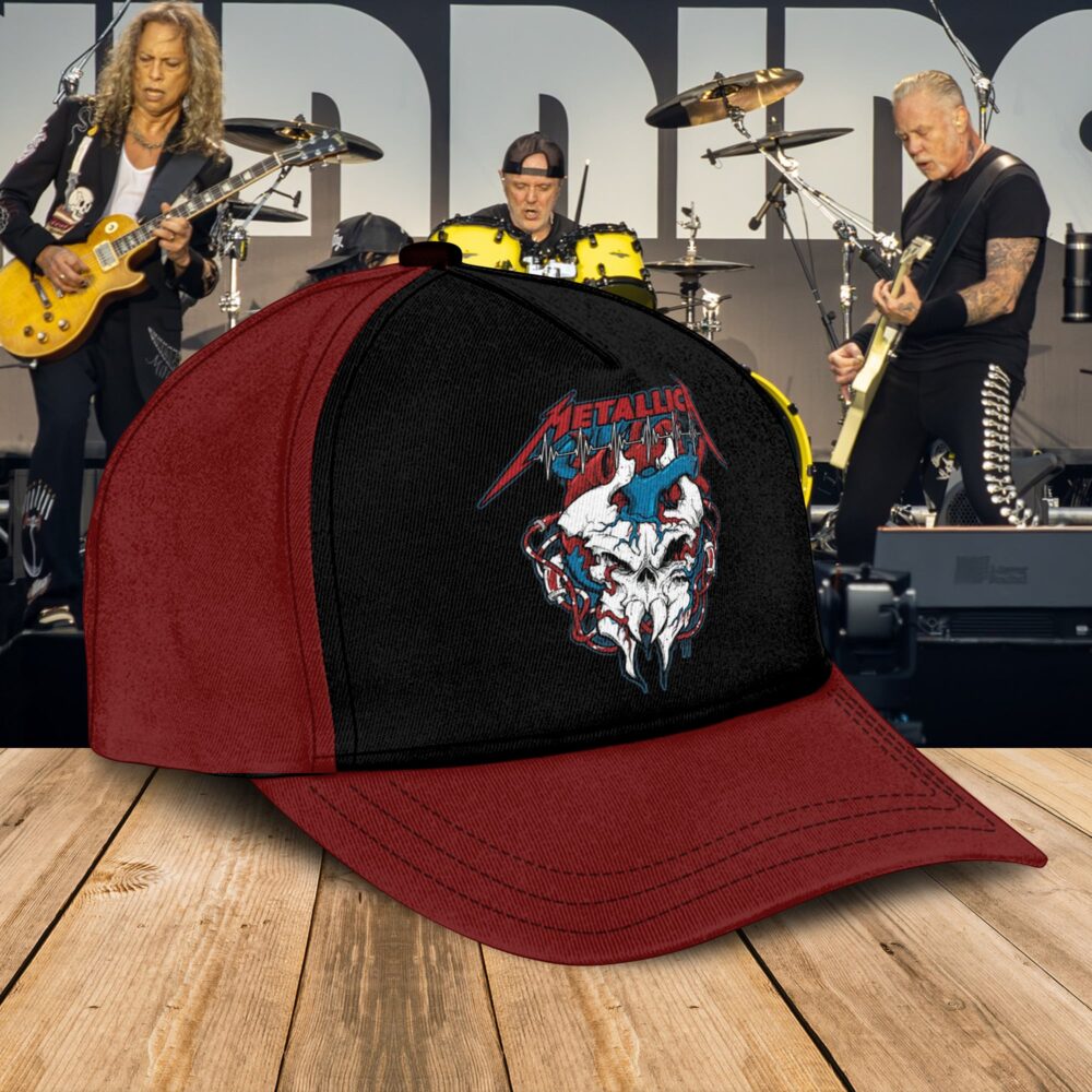 metallica x red cross blood donation hat limited edition 2026 squindo design baseball cap