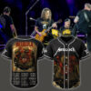metallica load remastered mama said inspired skull poppy book artwork 2025 vintage heavy metal baseball jersey