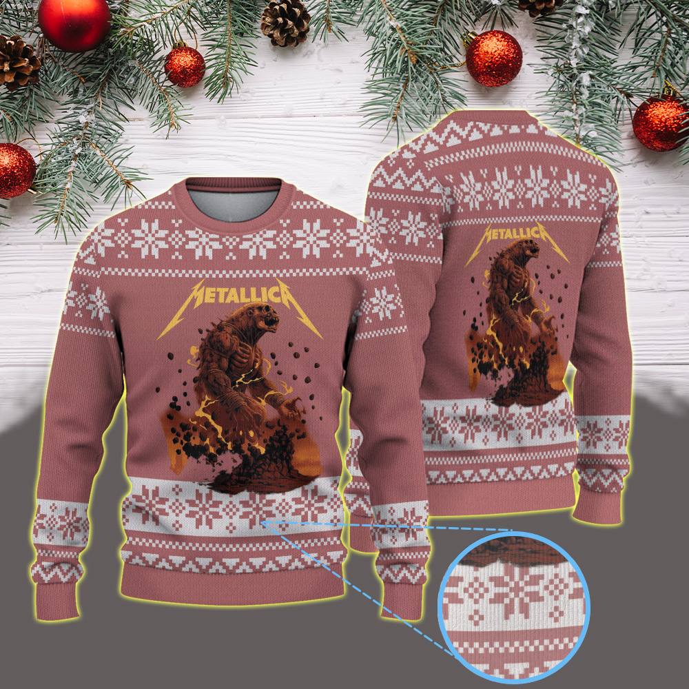 metallica m72 world tour 2025 april 24 2025 toronto ontario rogers centre lava beast apocalypse artwork vintage ugly christmas sweater 1