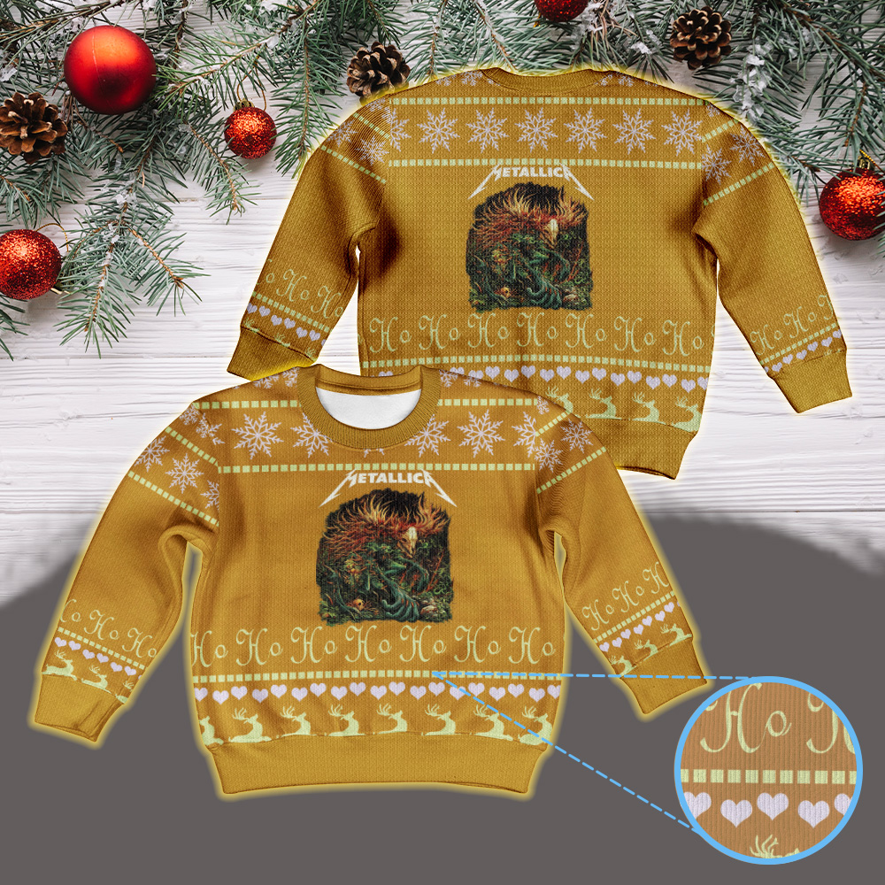 metallica m72 world tour 2025 april 24 26 2025 toronto ontario rogers centre forest beast skull monster artwork vintage ugly christmas sweater