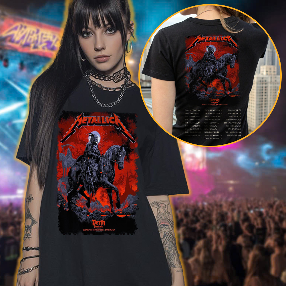 metallica m72 world tour 2025 november 1 2025 perth australia optus stadium death rider design 3