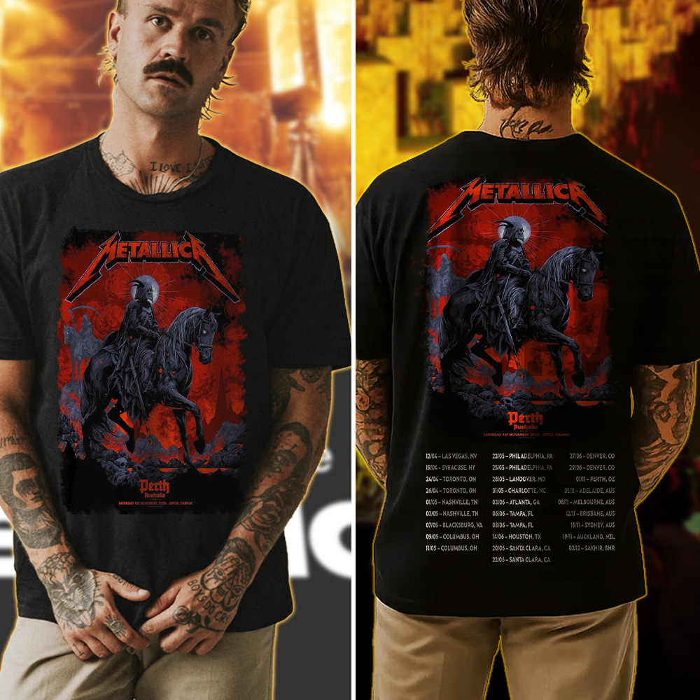 metallica m72 world tour 2025 november 1 2025 perth australia optus stadium death rider design 4