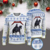 white blue death rider design vintage ugly christmas sweater metallica m72 world tour 2025 november 1 2025 perth australia optus stadium 1