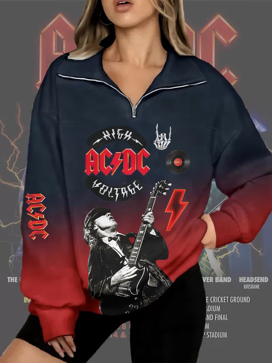 Women's AC/DC Rock Hoodie