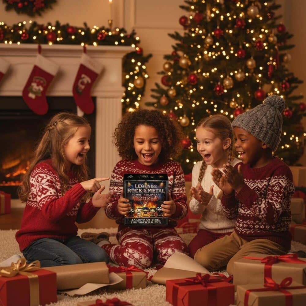 2025 rock metal advent calendar surprise blind box with 24 iconic music legends flat 2d acrylic collectible figures perfect christmas gift for rock metal fans