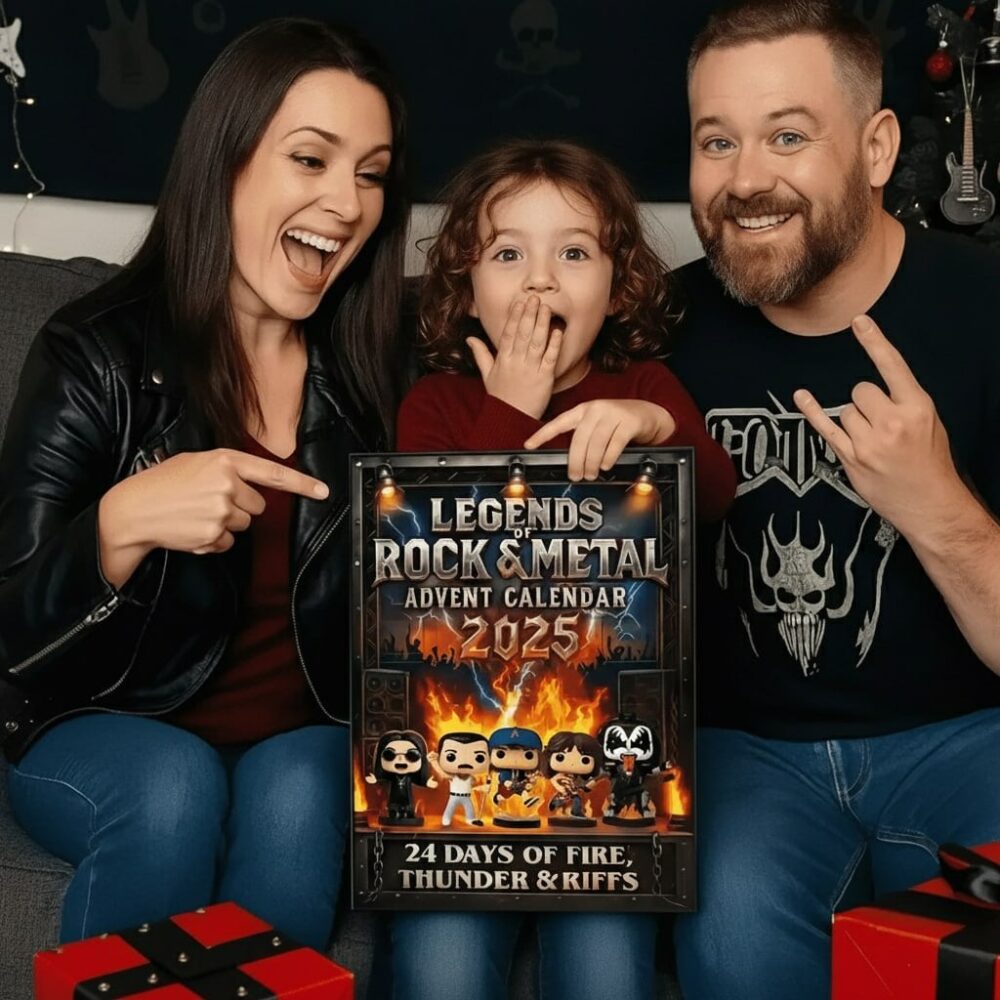 2025 rock metal advent calendar surprise blind box with 24 iconic music legends flat 2d acrylic collectible figures perfect christmas gift for rock metal fans 4