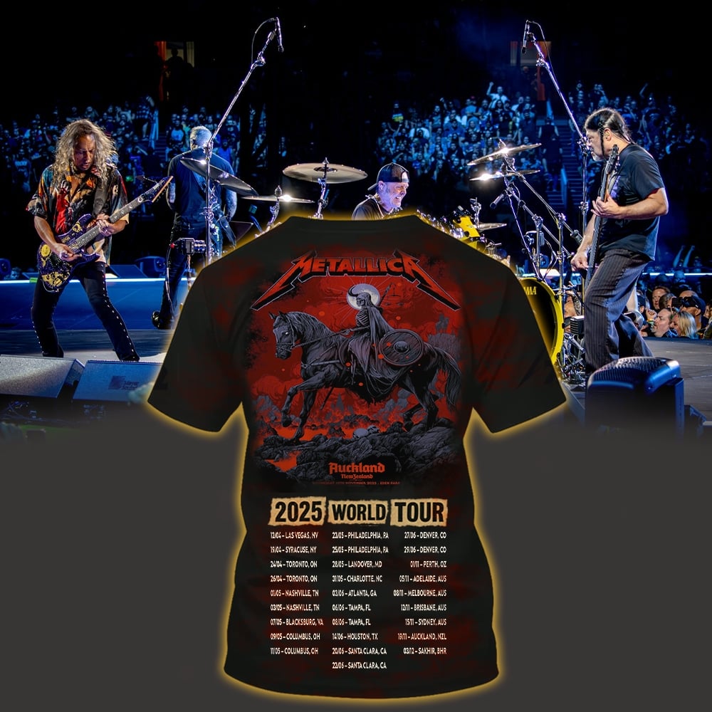 metallica auckland new zealand eden park all over print shirt november 19 2025 ken taylor art m72 world tour 2025 2