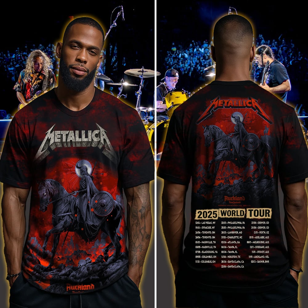 metallica auckland new zealand eden park all over print shirt november 19 2025 ken taylor art m72 world tour 2025 4