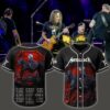 metallica auckland new zealand eden park baseball jersey november 19 2025 ken taylor art m72 world tour 2025