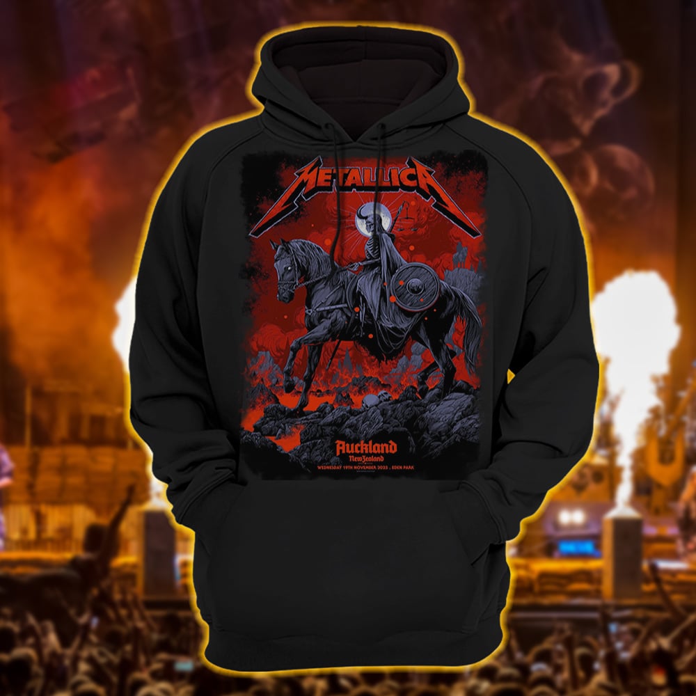 metallica auckland new zealand eden park hoodie november 19 2025 ken taylor art m72 world tour 2025