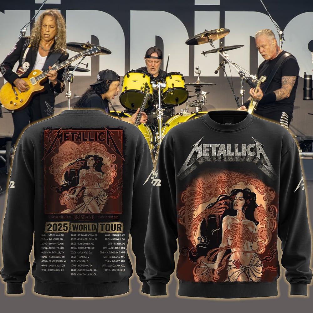 metallica brisbane australia suncorp stadium all over print sweater november 12 2025 tenicle art m72 world tour 2025