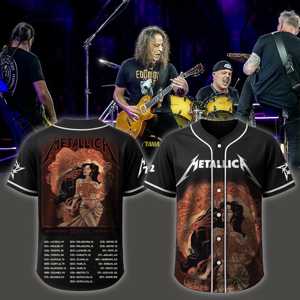 Metallica Baseball Jersey Archives - M72tees