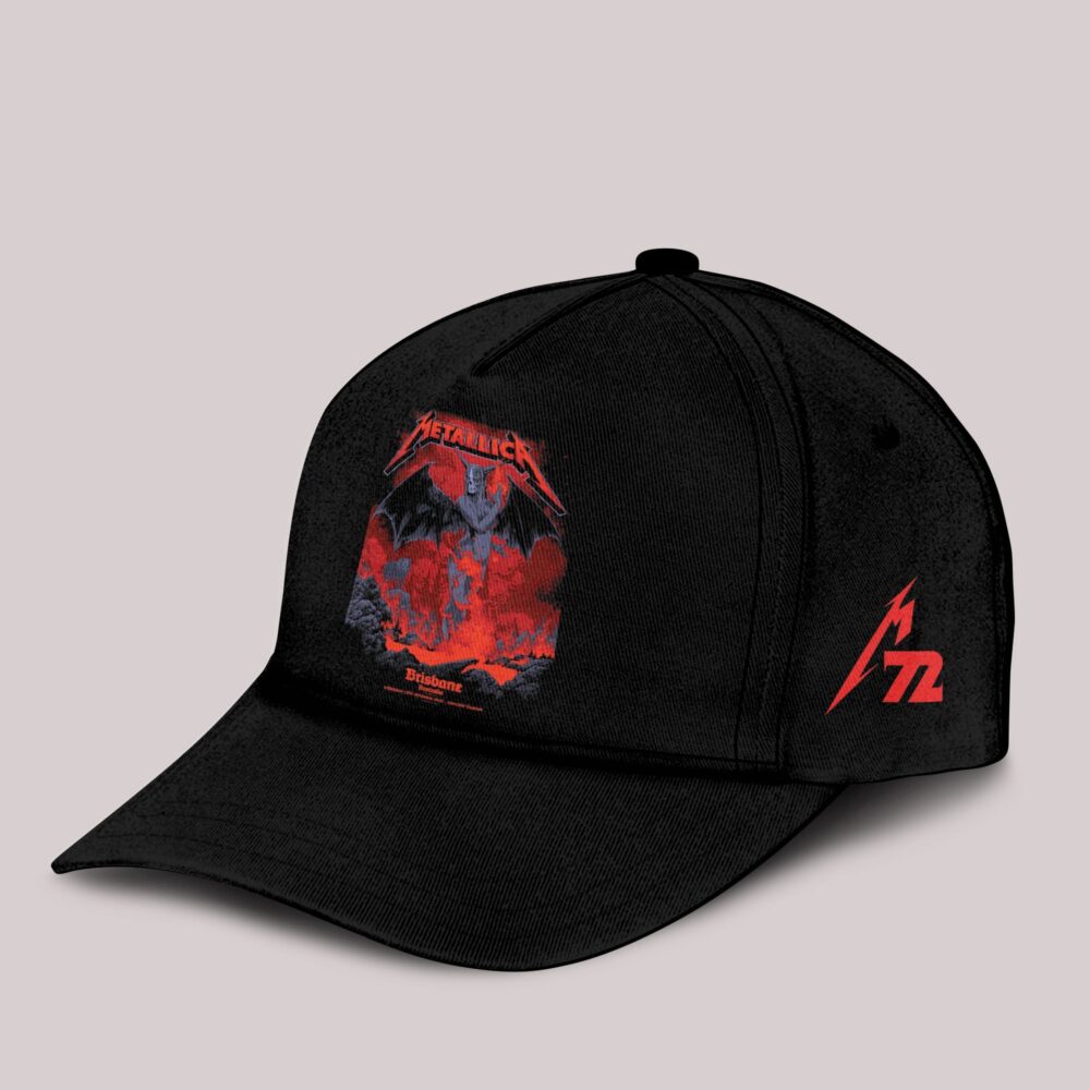 metallica brisbane australia suncorp stadium cap november 12 2025 fiery demon art m72 world tour 2025
