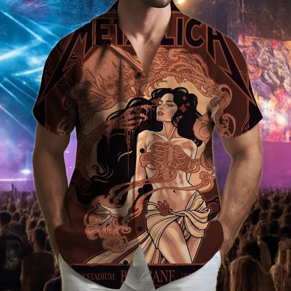 metallica brisbane australia suncorp stadium hawaiian shirt november 12 2025 tenicle art m72 world tour 2025 3