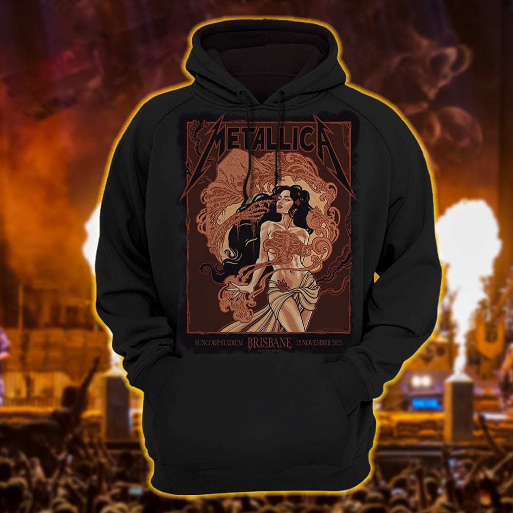metallica brisbane australia suncorp stadium hoodie november 12 2025 tenicle art m72 world tour 2025