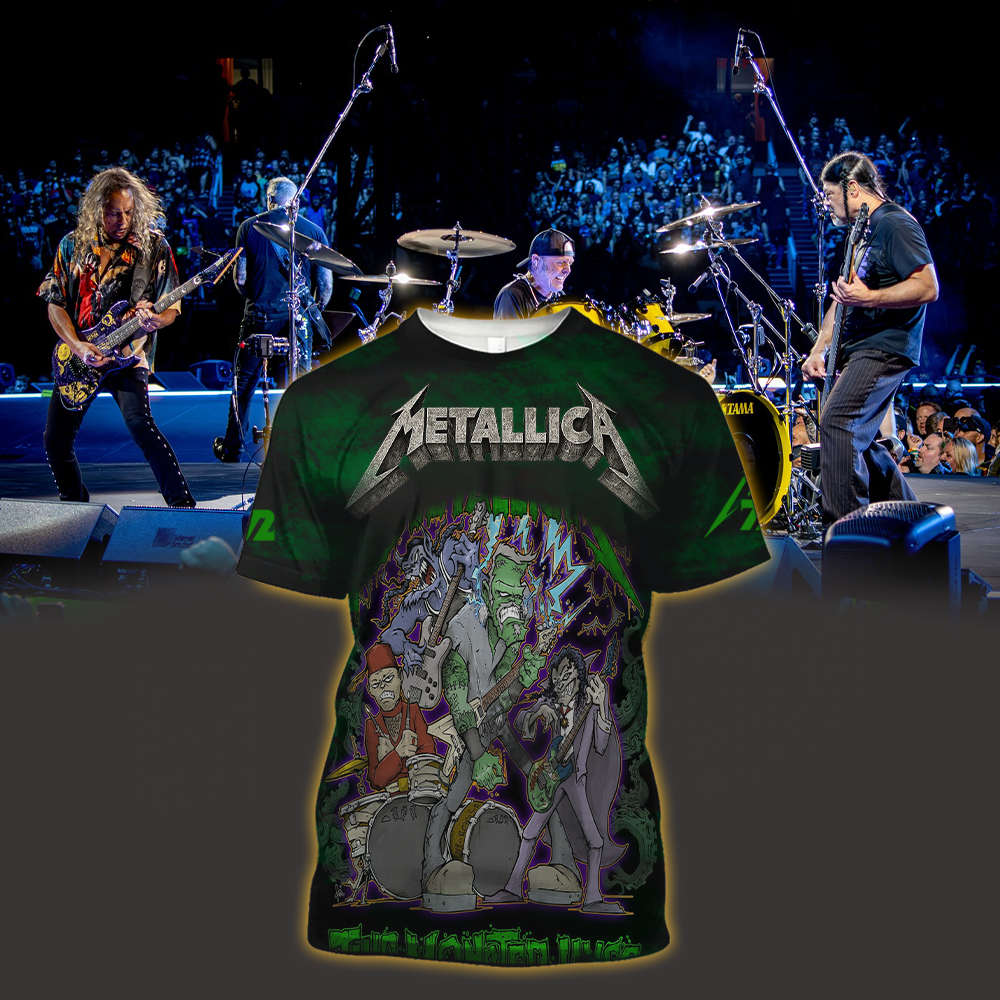metallica halloween 2025 this monster lives x squindo metalli monsters all over print shirt 1