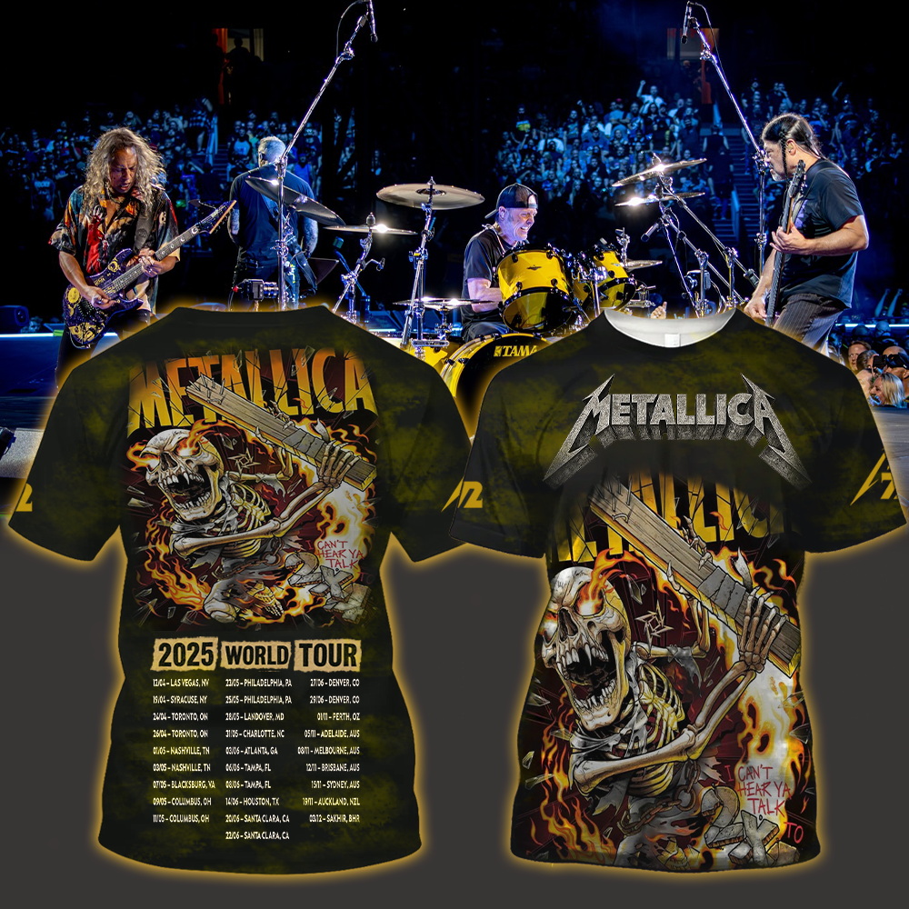 metallica load era i cant hear ya talk to 2x4 artwork by andrew cremeans 2025 load series home all over print shirt