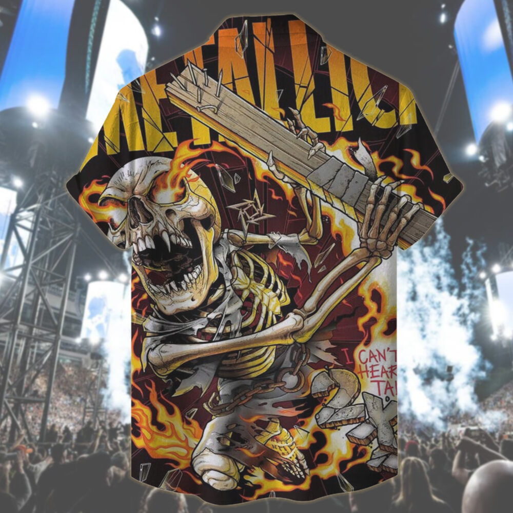 metallica load era i cant hear ya talk to 2x4 artwork by andrew cremeans 2025 load series home hawaiian shirt