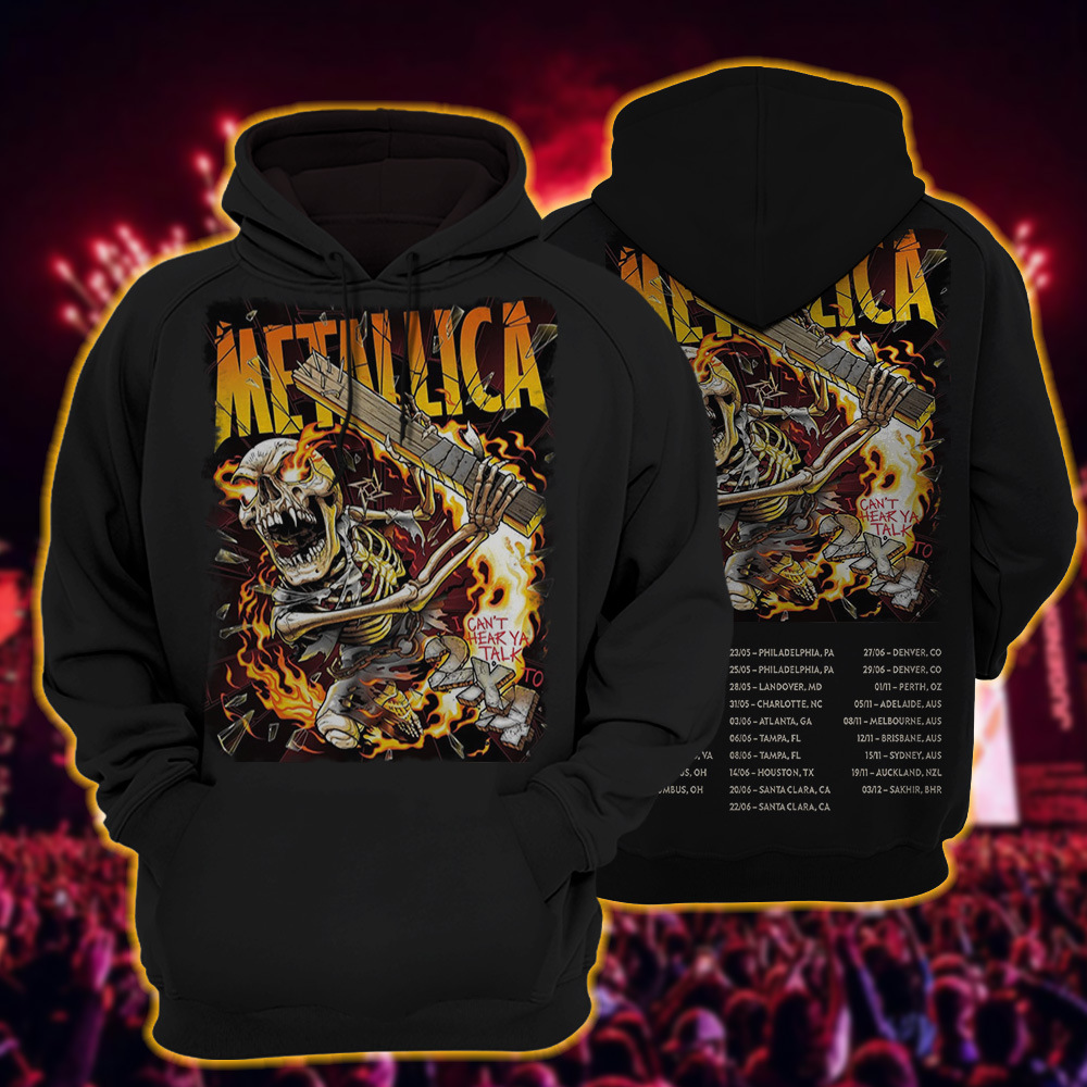 metallica load era i cant hear ya talk to 2x4 artwork by andrew cremeans 2025 load series home hoodie 1