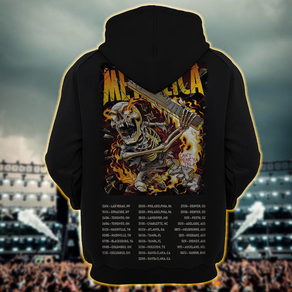 metallica load era i cant hear ya talk to 2x4 artwork by andrew cremeans 2025 load series home hoodie 2