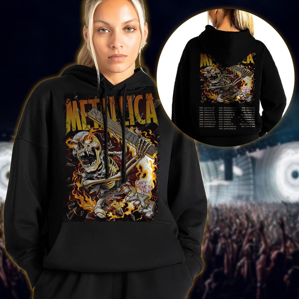 metallica load era i cant hear ya talk to 2x4 artwork by andrew cremeans 2025 load series home hoodie 3