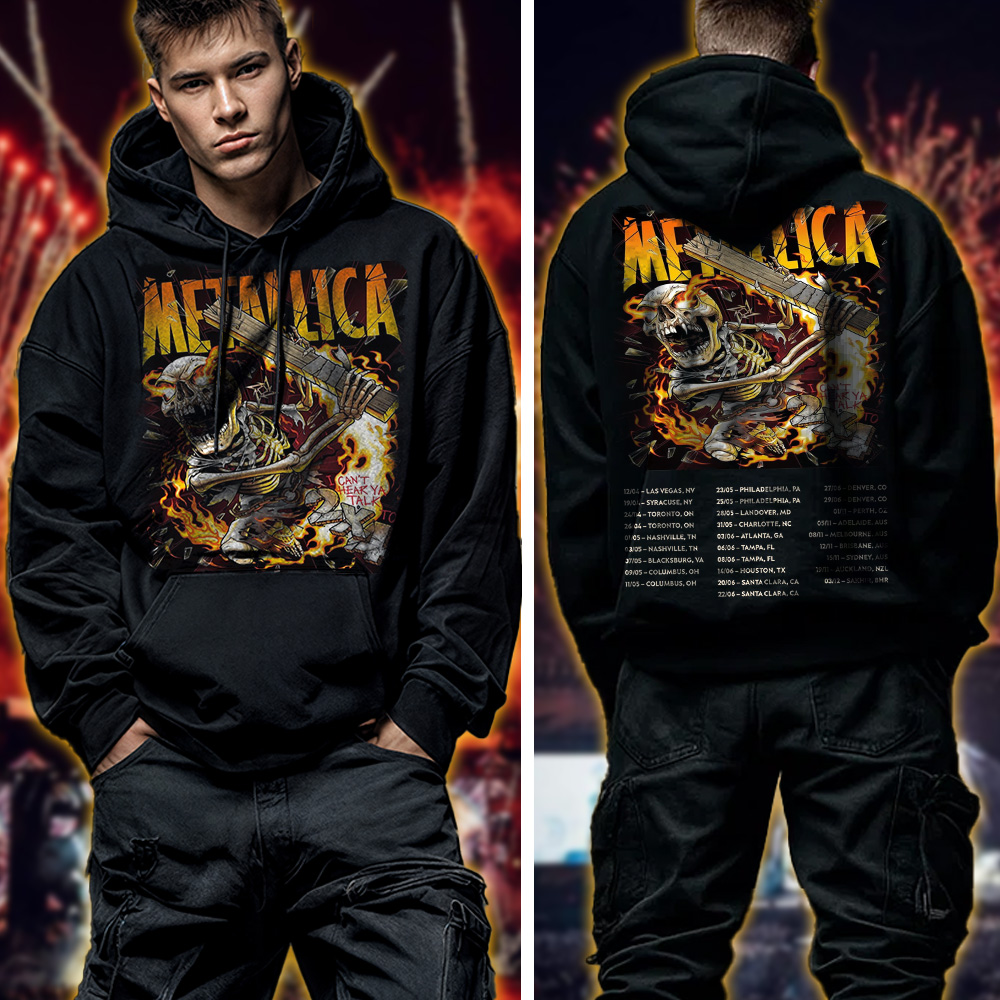 metallica load era i cant hear ya talk to 2x4 artwork by andrew cremeans 2025 load series home hoodie 4