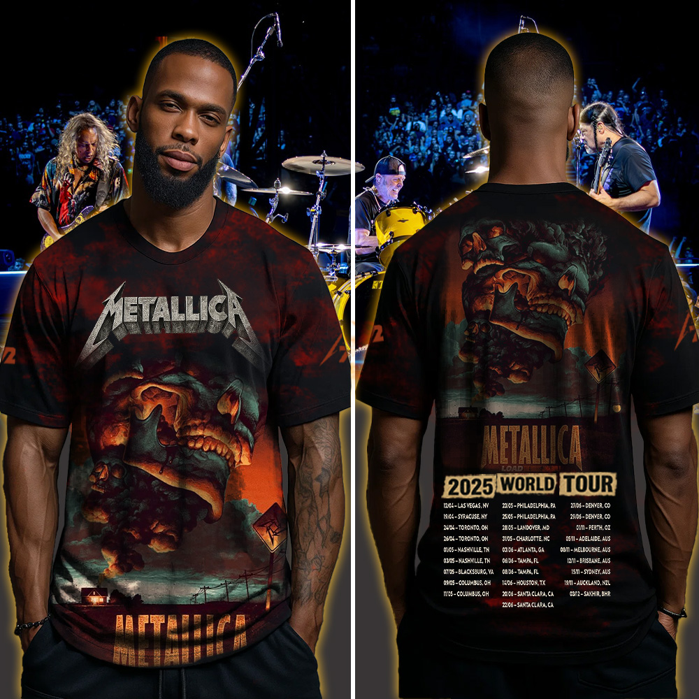 metallica load era the house jack built artwork by max loeffler 2025 load series home all over print shirt 4