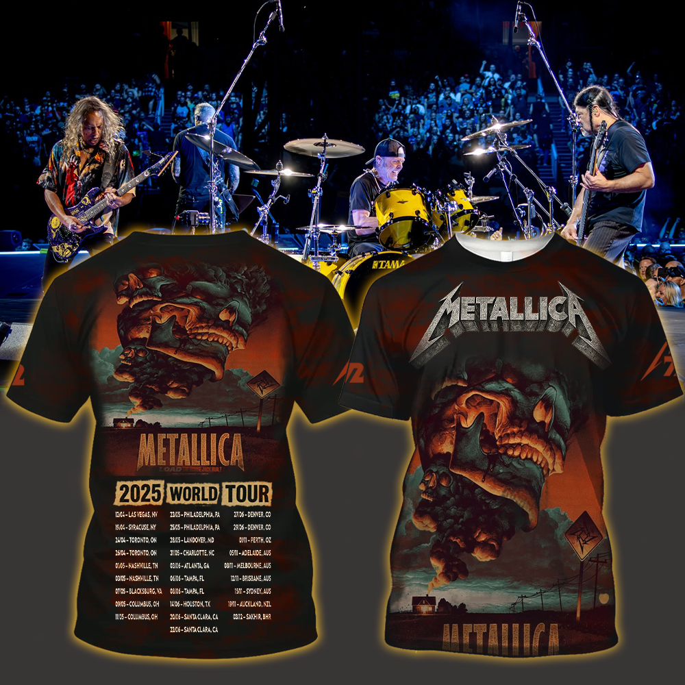 metallica load era the house jack built artwork by max loeffler 2025 load series home all over print shirt