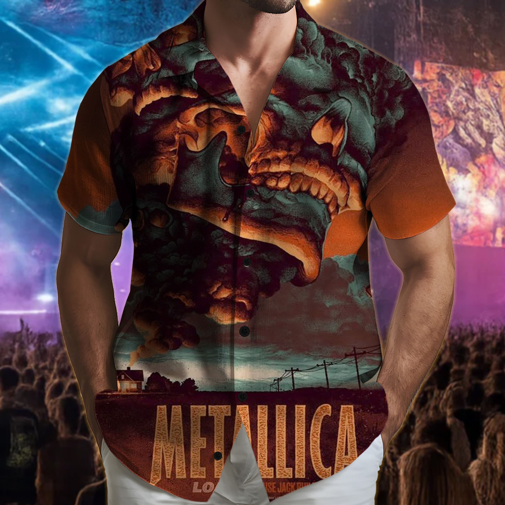 metallica load era the house jack built artwork by max loeffler 2025 load series home hawaiian shirt 3