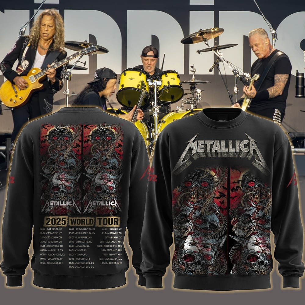 metallica melbourne australia marvel stadium all over print sweater november 8 2025 m72 world tour 2025