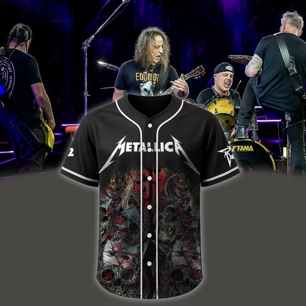 metallica melbourne australia marvel stadium baseball jersey november 8 2025 m72 world tour 2025 1