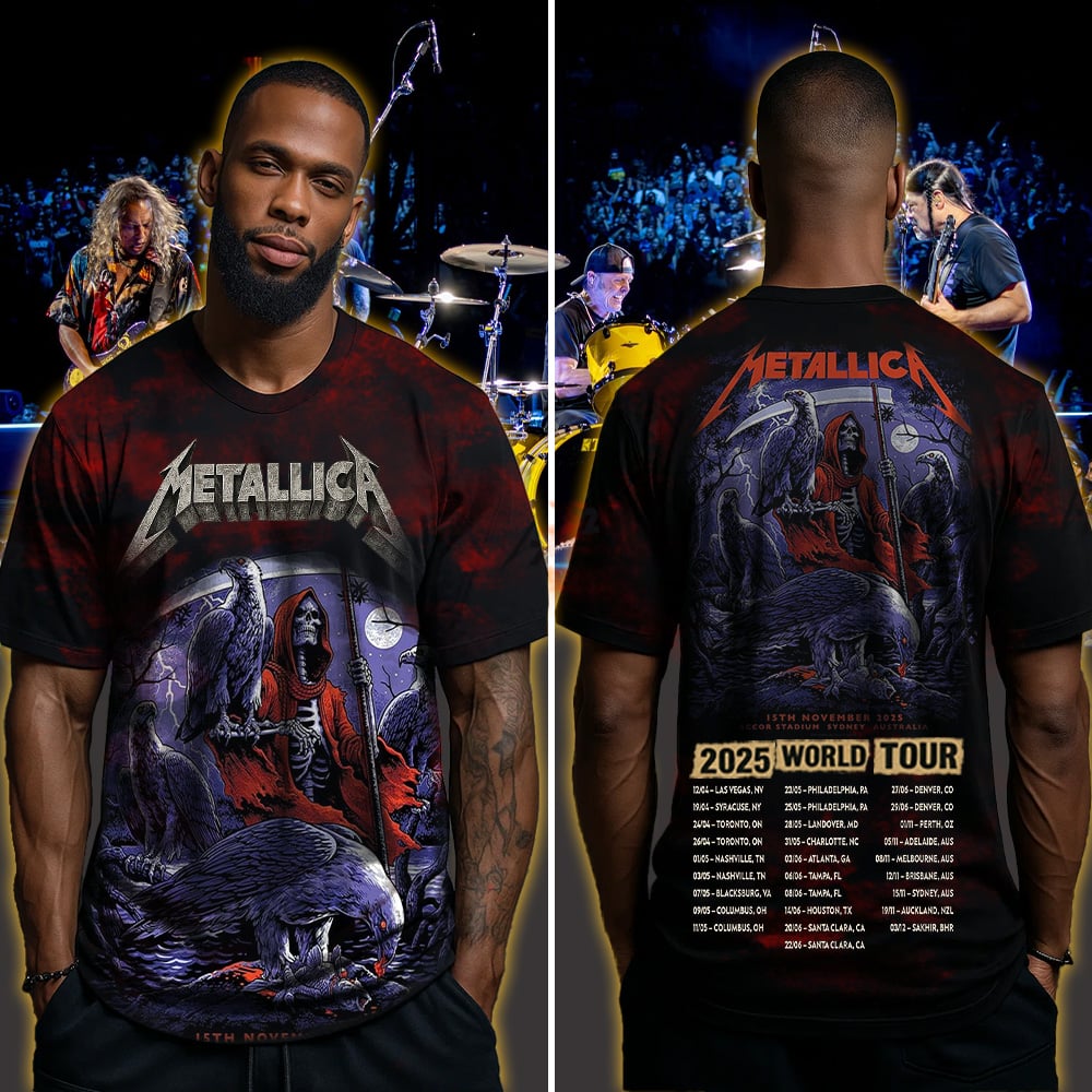 metallica sydney australia accor stadium all over print sweater november 15 2025 elia sabet art m72 world tour 2025 4