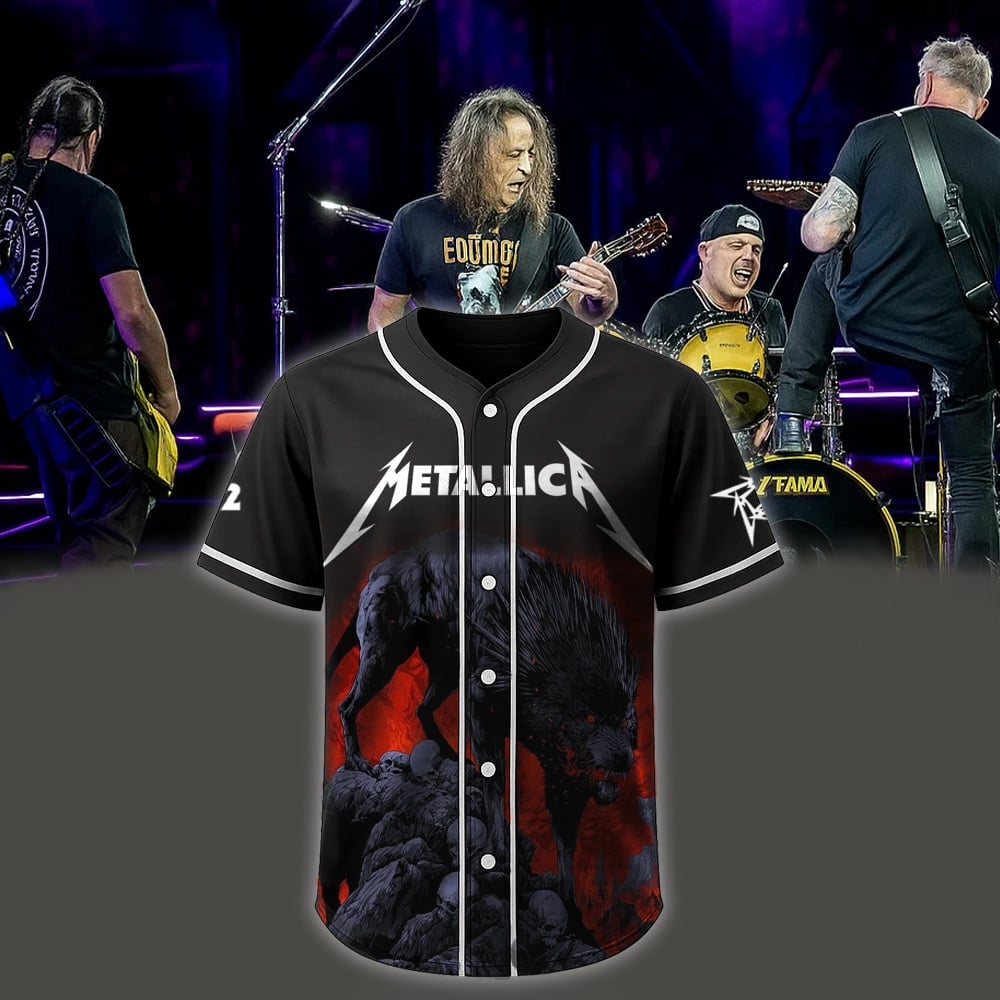 metallica sydney australia accor stadium baseball jersey november 15 2025 ken taylor art m72 world tour 2025 1