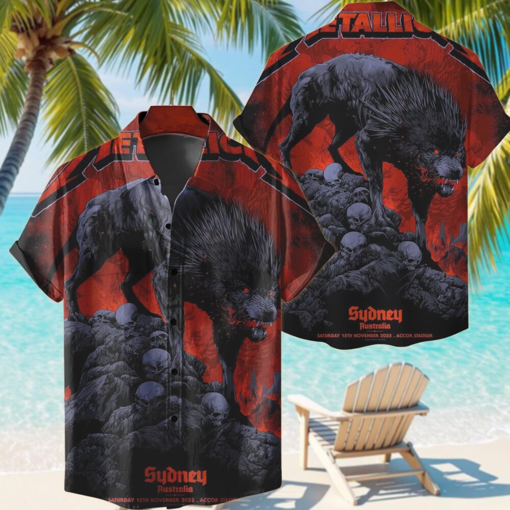metallica sydney australia accor stadium hawaiian shirt november 15 2025 ken taylor art m72 world tour 2025 1