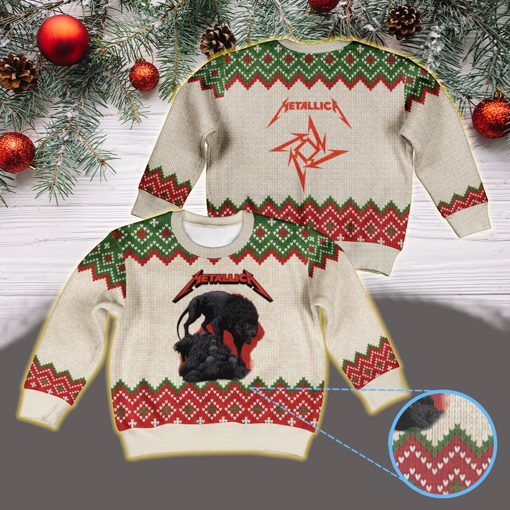 metallica sydney australia accor stadium ugly christmas sweater november 15 2025 ken taylor art m72 world tour 2025