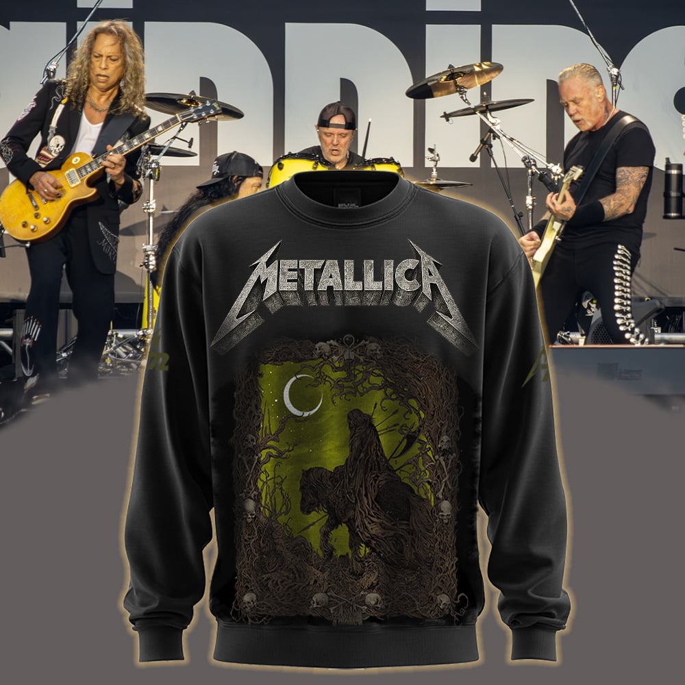 metallica the outlaw torn load album all over print sweater november 25 2025 richey beckett limited edition m72 world tour 2025 1