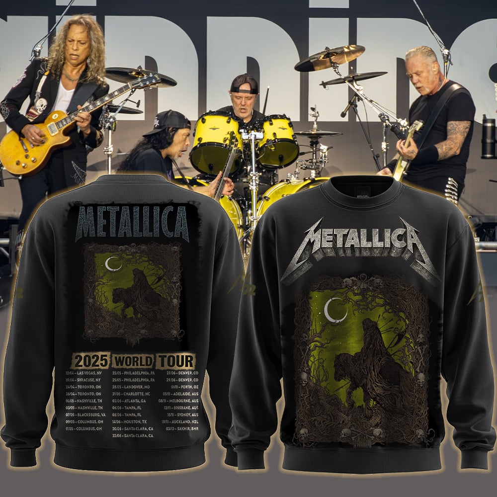 metallica the outlaw torn load album all over print sweater november 25 2025 richey beckett limited edition m72 world tour 2025