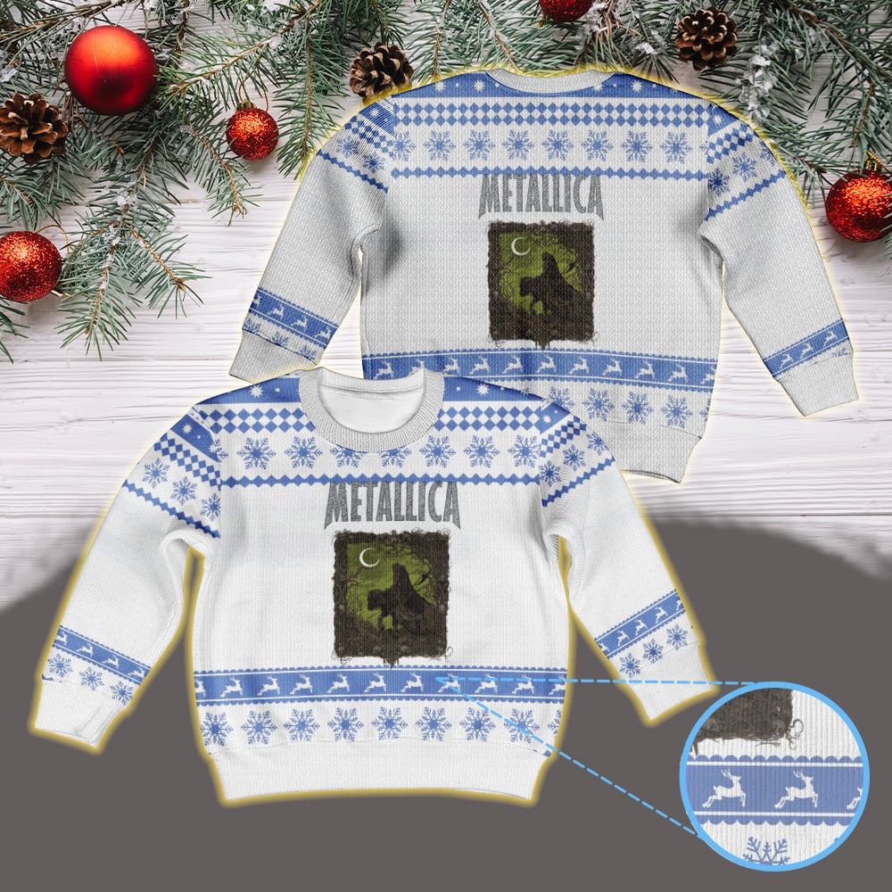 metallica the outlaw torn load album ugly christmas sweater november 25 2025 richey beckett limited edition m72 world tour 2025