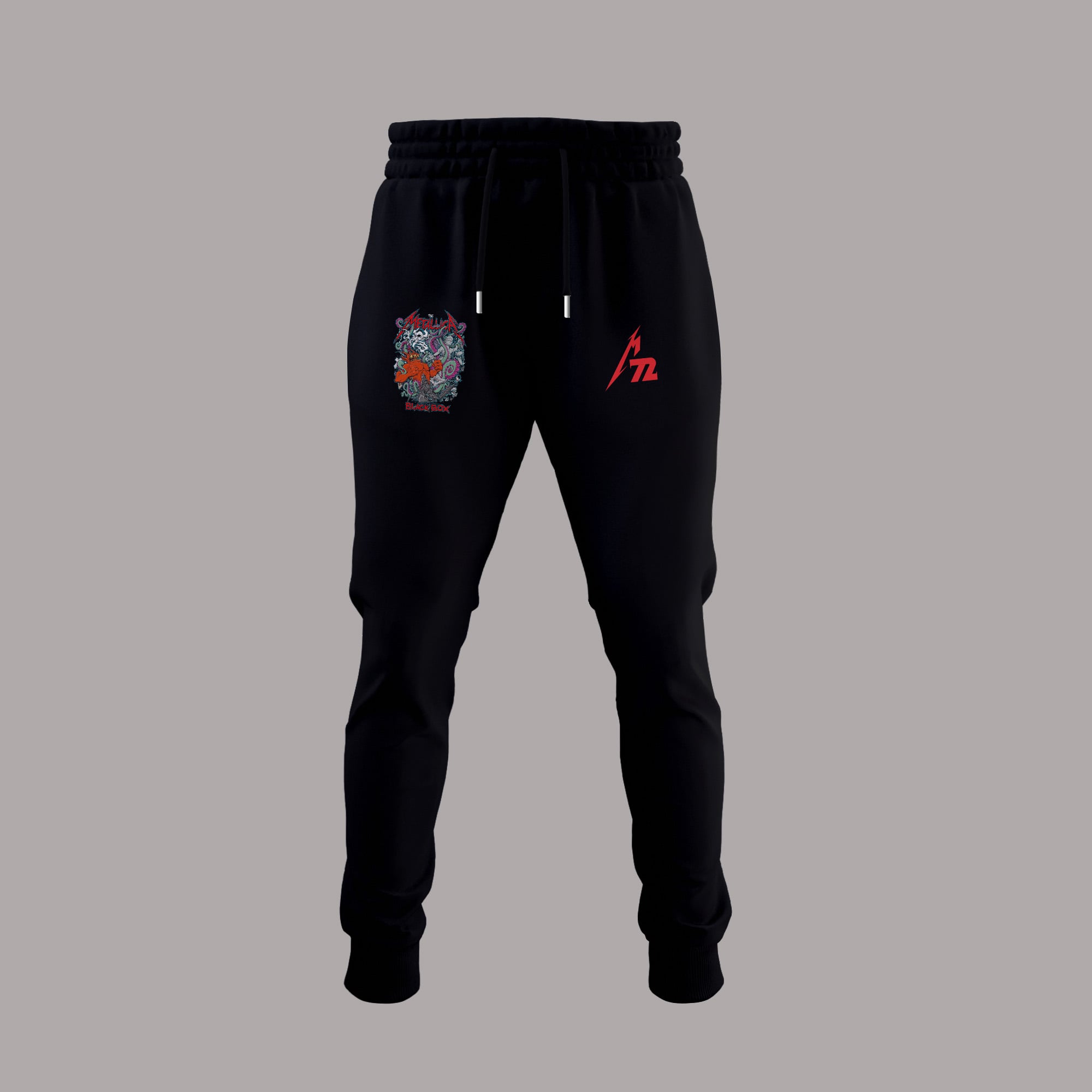 metallica x squindo explosive black box eruption inspired joggers 2025 squindo art m72 world tour 2025