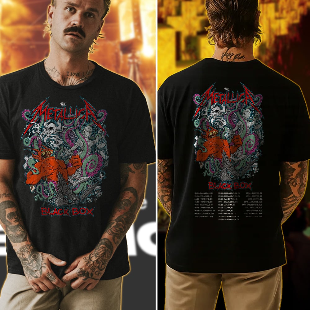 metallica x squindo explosive black box eruption inspired t shirt 2025 squindo art m72 world tour 2025 4