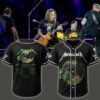 metallica m72 world tour australia baseball jersey 2025 limited edition tour art m72 world tour 2025